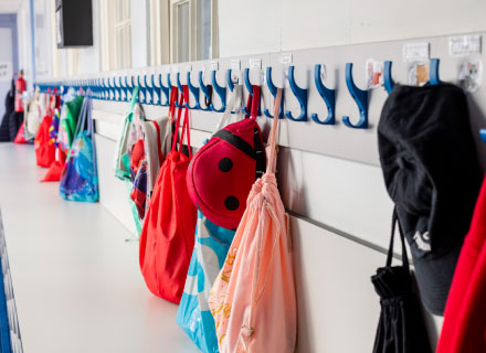 school coat pegs