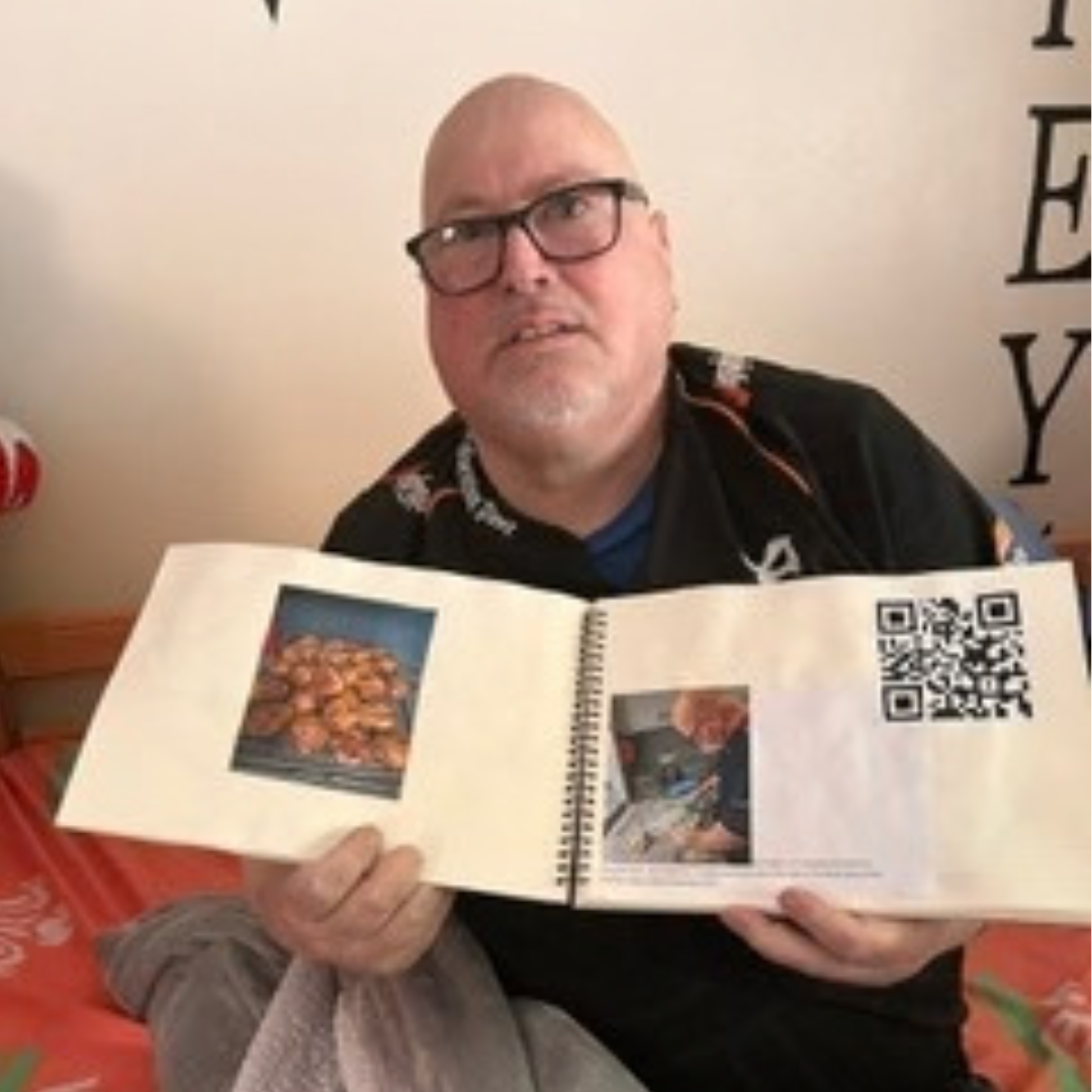 Oakhill resident pictured with Adventure book