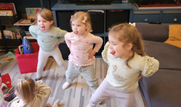 children doing the haka dance