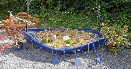 memorial garden boat